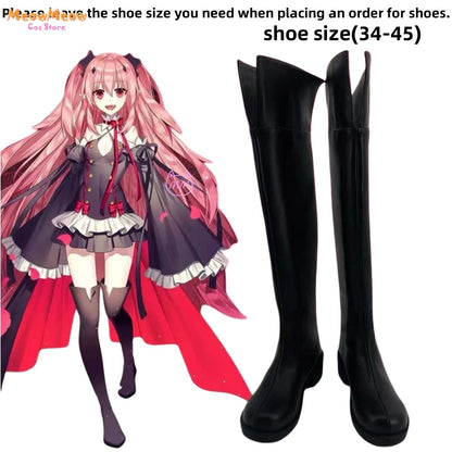 Seraph Of The End Krul Tepes Cosplay Costume Set Polyester - S1 / XS（old） / of the end