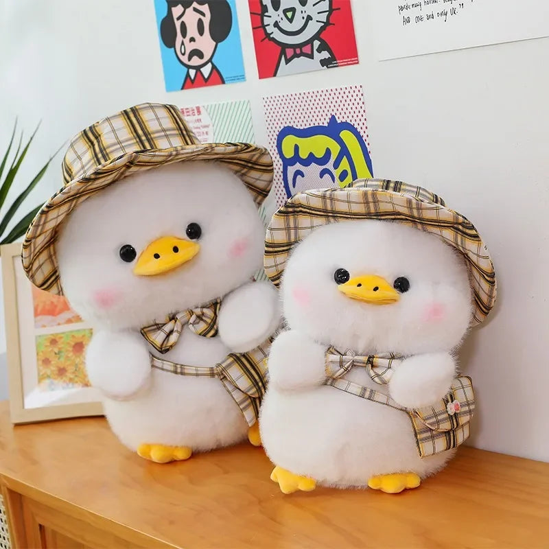 New 25/35/45cm Kawaii Cute Gentleman Duck Plush Toy Children's Pillow Doll Interior Decoration Boys and Girls Birthday Gifts