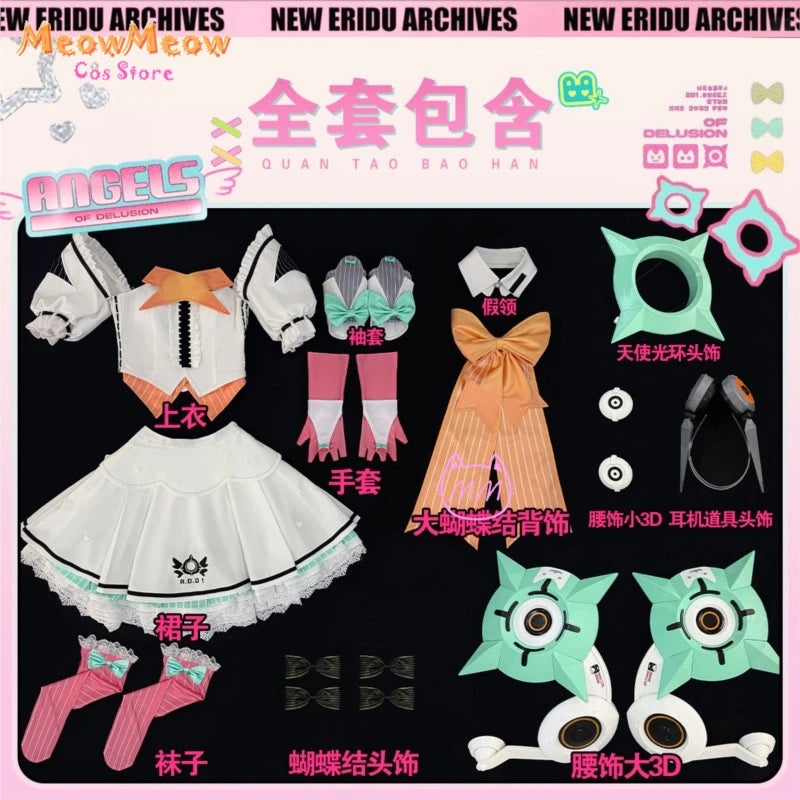 Zenless Zone Zero Aria Cosplay Costume Set Polyester
