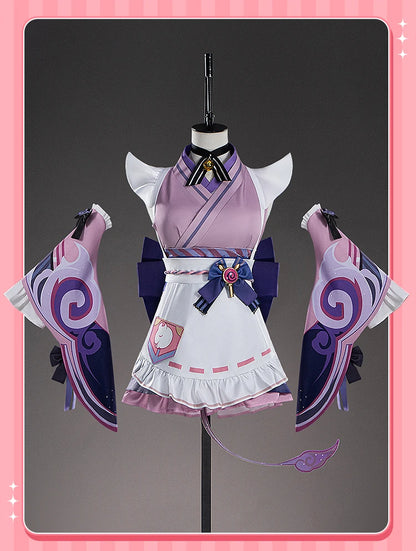 IN STOCK Yumemizuki Mizuki Cosplay Costume Game Genshin Impact【XS-3XL】DokiDoki-N Women Cute Dress Plus Size