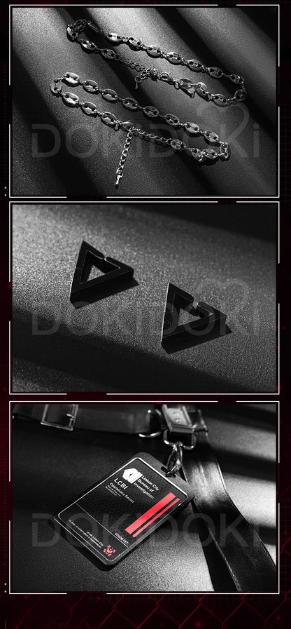 IN STOCK Night's Companion Heroine Cosplay Costume Game Love and Deepspace【XS-2XL】DokiDoki-R Women Leather Plus Size