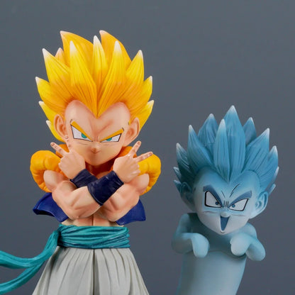 24cm Anime Dragon Ball Gotenks PVC Action Figure Statue Desktop Ornament Model Toy Gift