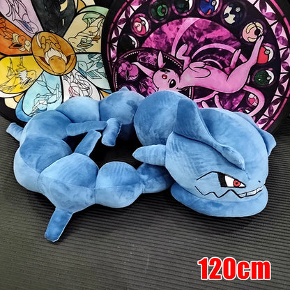 70cm Pokemon Lucario Large Plush Toys Greninja Zeraora Cinderace Glaceon Stuffed Giant Pokémon Eevee Anime Kids Christmas Gift