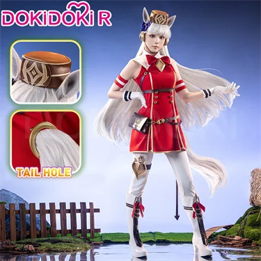 IN STOCK Mejiro McQueen Toukai Teiou Daiwa Scarlet Oguri Cap Gold Ship Cosplay Shoes DokiDoki Women Long Boots Cosplay Shoes