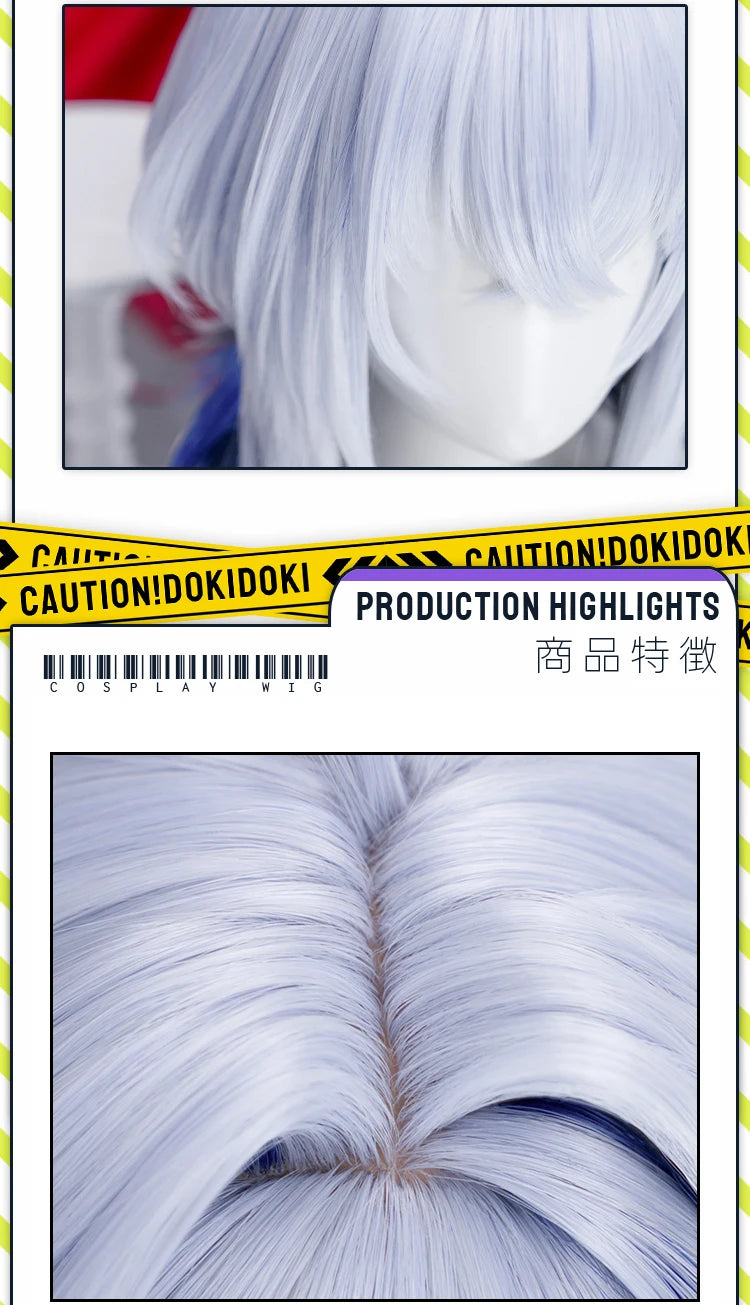 IN STOCK Luuk Hcrsscn Galbrenr Zani Ciaccona Camellya Scar Danjin Youhu Wig Game Wuthering Waves DokiDoki Women Men Wig Free Cap