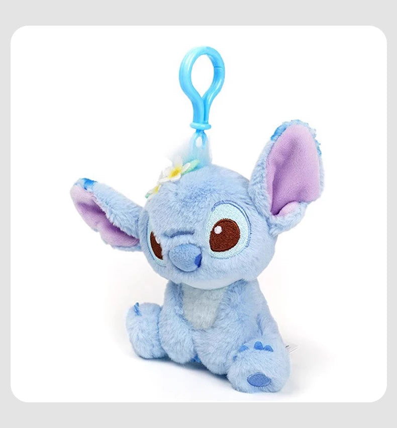 Disney Stitch Angel Toy Story Kawaii Plush Doll Cartoon Anime Stuffed Toy Keychain Pendant Toys Birthday Gift For Kids Boys Girl