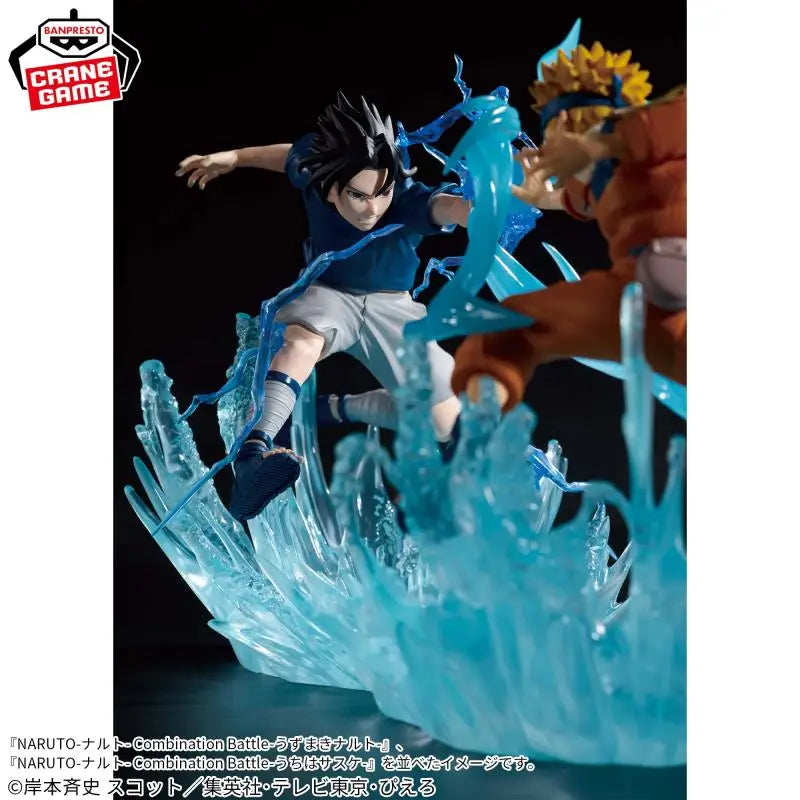 Bandai In Stock Banpresto Naruto Anime Figurines Combination Battle Uchiha Sasuke Uzumaki Naruto Action Figures Model Boxed Toys