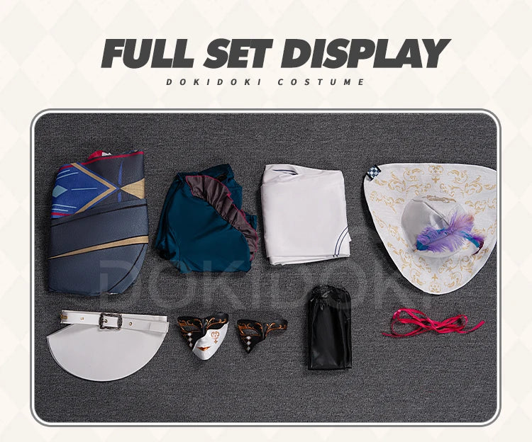 IN STOCK Brant Cosplay Costume Game Wuthering Waves【XS-3XL】DokiDoki-N Men Captain Costume Brant Hat Plus Size