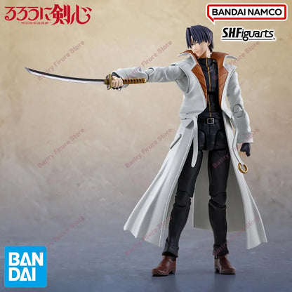 Bandai S.H.Figuarts Rurouni Kenshin Aoshi Shinomori 165mm PVC Model