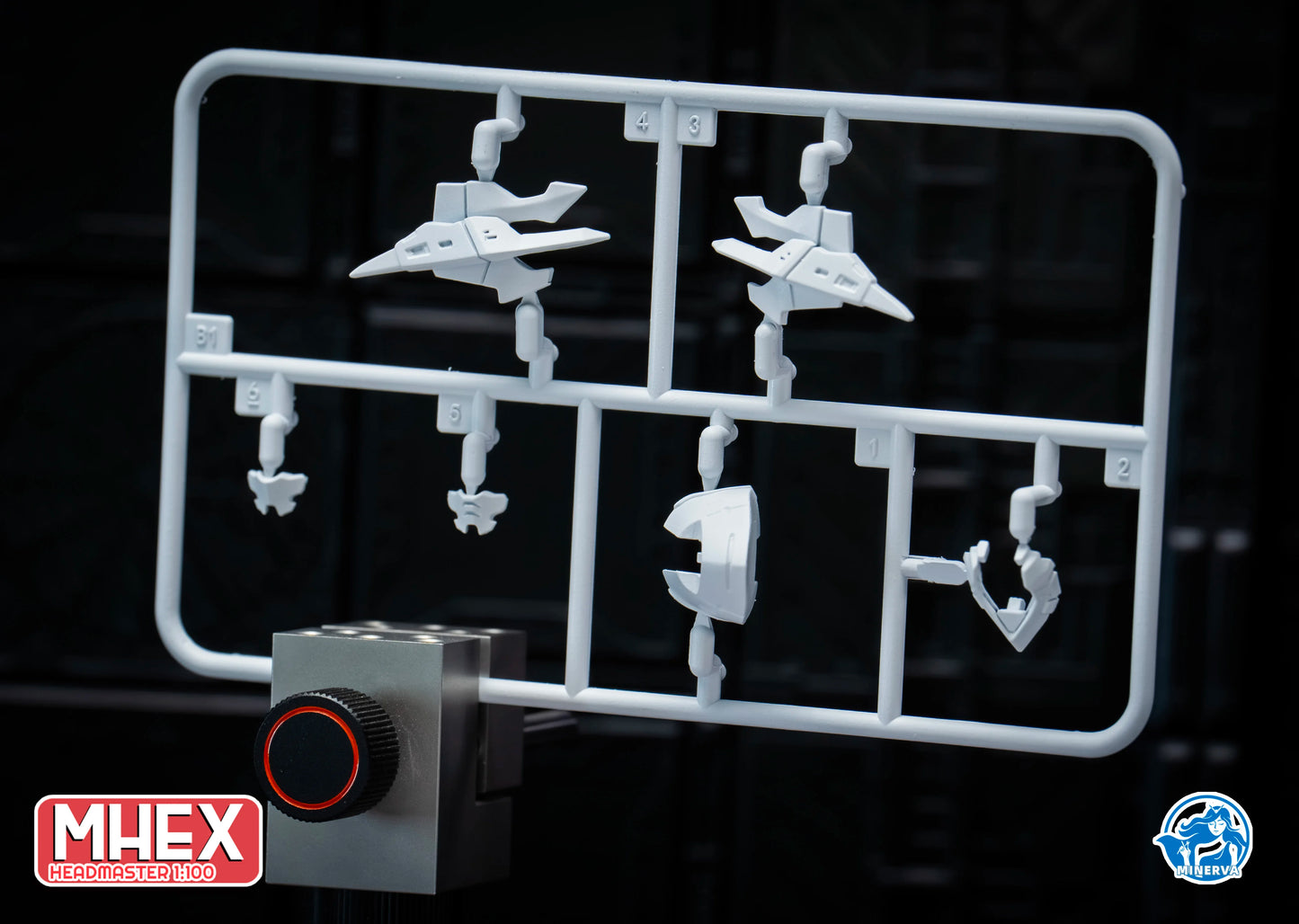 Minerva Hobby LINGXUZI Head Carving Replace Head For MG Barbatos Sky Defender Assembly Model Kit Toy GK Model Accessory Gift