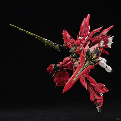 In Stock Comet Model 1/100 Mg The Red/White Comet Msn-06s Sinanju Gk Sytle Assembly Model Kit Plastic Model Action Figure Toy