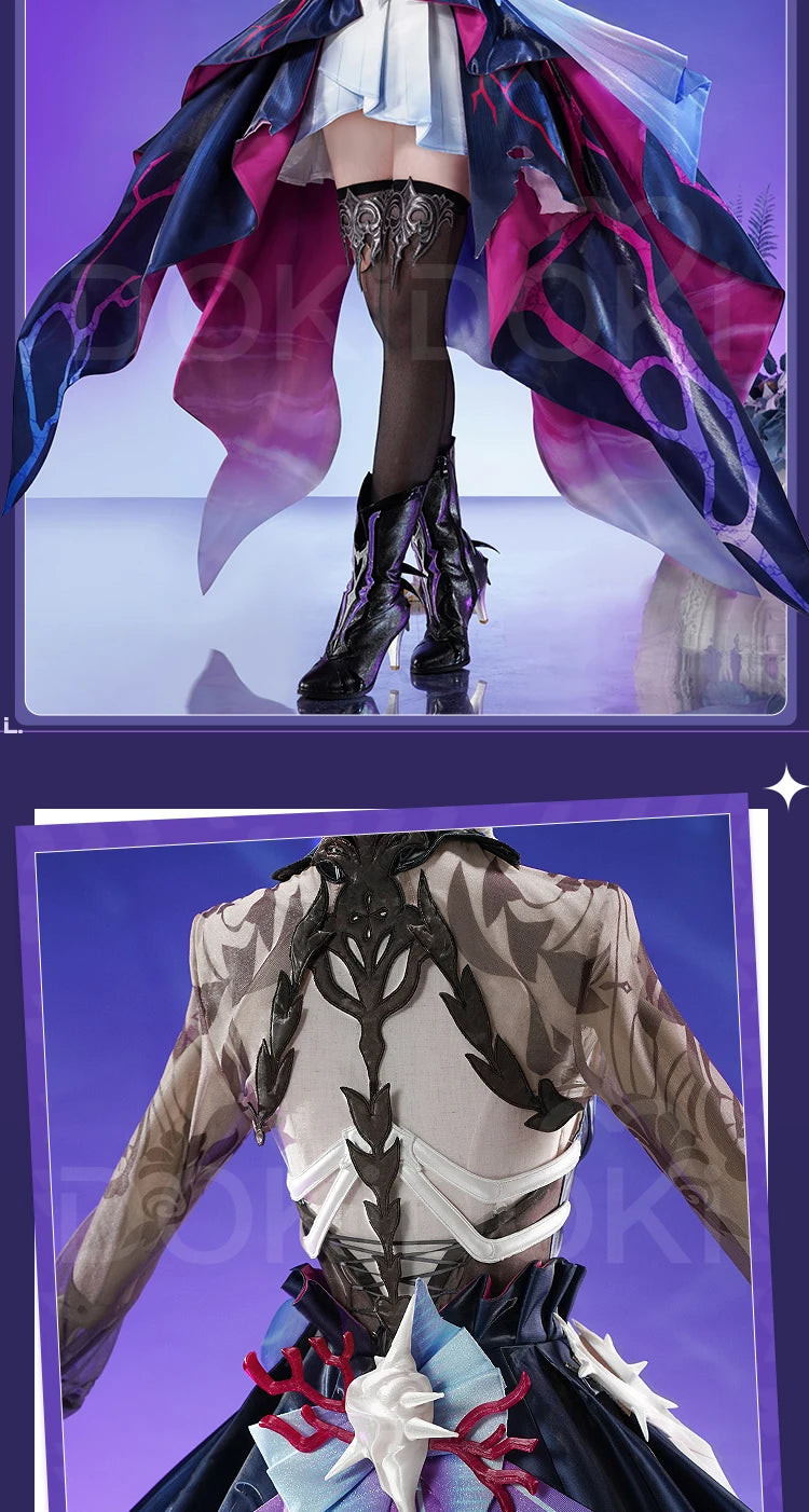 Hysilens Cosplay Costume Game Honkai: Star Rail DokiDoki-SR HSR Dress Hysilens Cosplay Halloween Costume