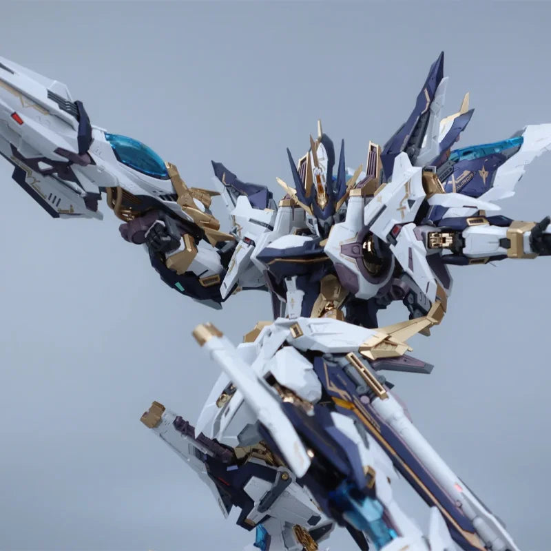Aurora Series Alloy Die Cast Skeleton Action Figurine Mecha High Detail Articulated Assembly Model Toy Desktop Decore Boy Gifts