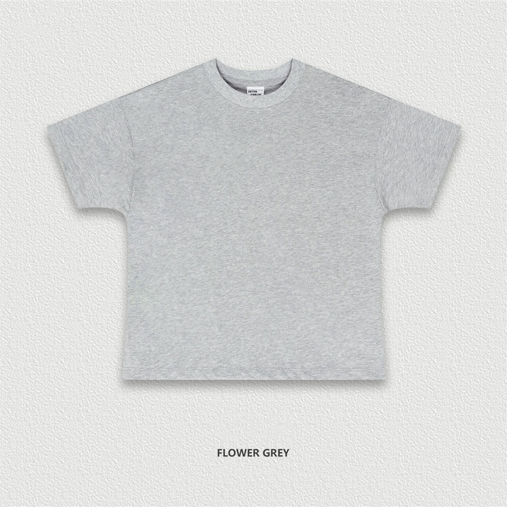 ZODF Women 2025 Summer 255gsm Cotton T-Shirts Hotsweet Girls Casual Solid Comfortable Sport T Shirt Brand Tops HY0978