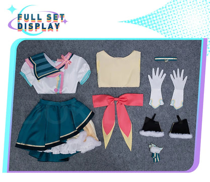 Kusanagii Nenee Cosplay Costume Game Cosplay DokiDoki-R Women Cute Costume Dress Kusanagii Nenee Cosplay