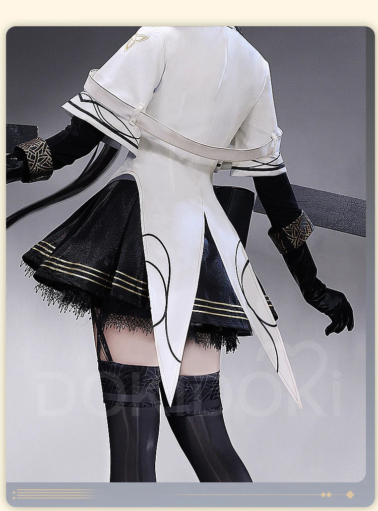IN STOCK Arturia Virtuosa Cosplay Costume Game Arknights Cosplay DokiDoki-SR Virtuosa Cosplay Arturia Giallo Women Costume