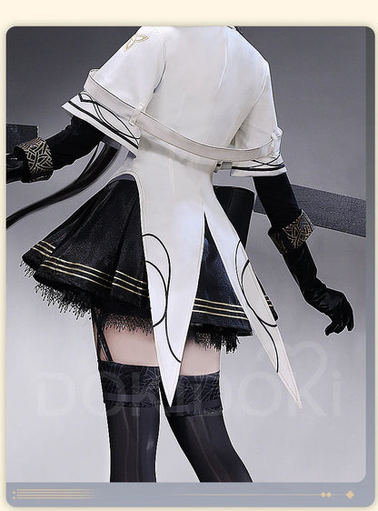 IN STOCK Arturia Virtuosa Cosplay Costume Game Arknights Cosplay DokiDoki-SR Virtuosa Cosplay Arturia Giallo Women Costume