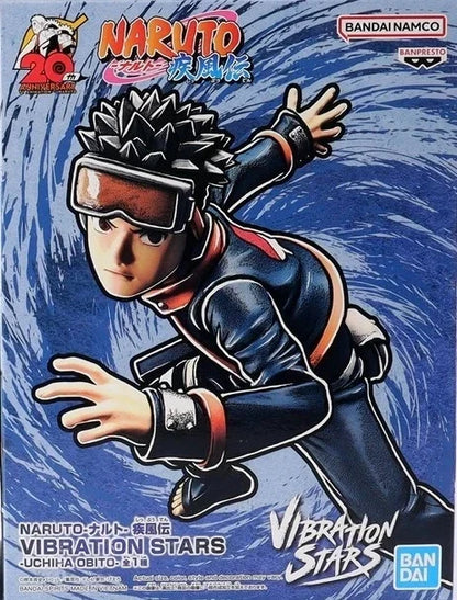 Bandai In Stock Naruto Banpresto Vibration Stars Hatake Kakashi Uchiha Obito Action Anime Model Boxed Toys Figure Gifts