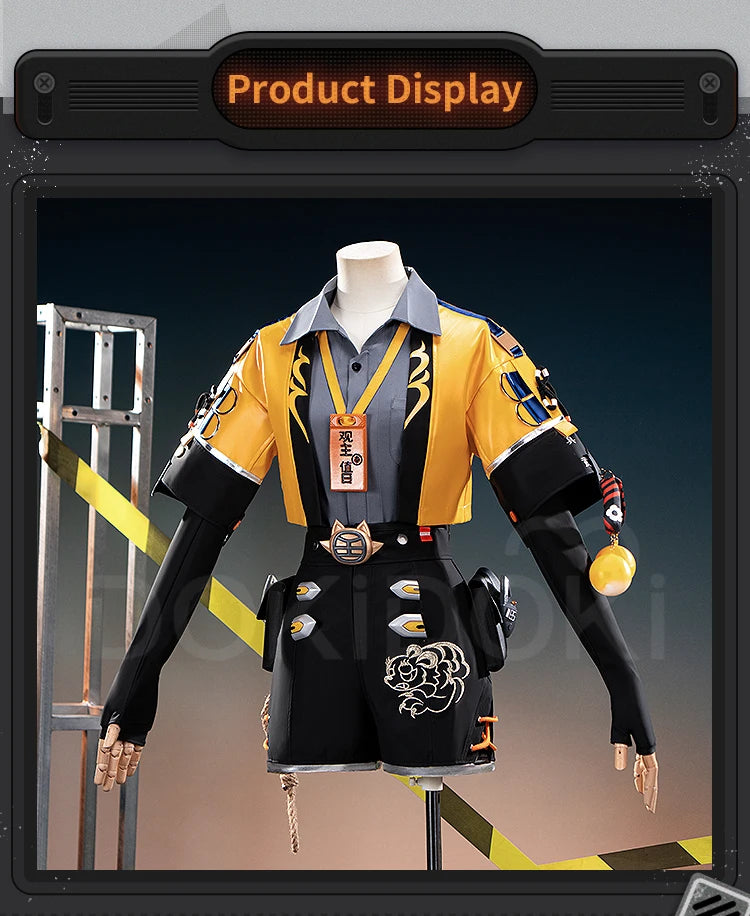 Ju Fufu Cosplay Costume Game Zenless Zone Zero DokiDoki-R ZZZ Women Costume Ju Fufu Tiger Cute Cosplay Halloween Tail