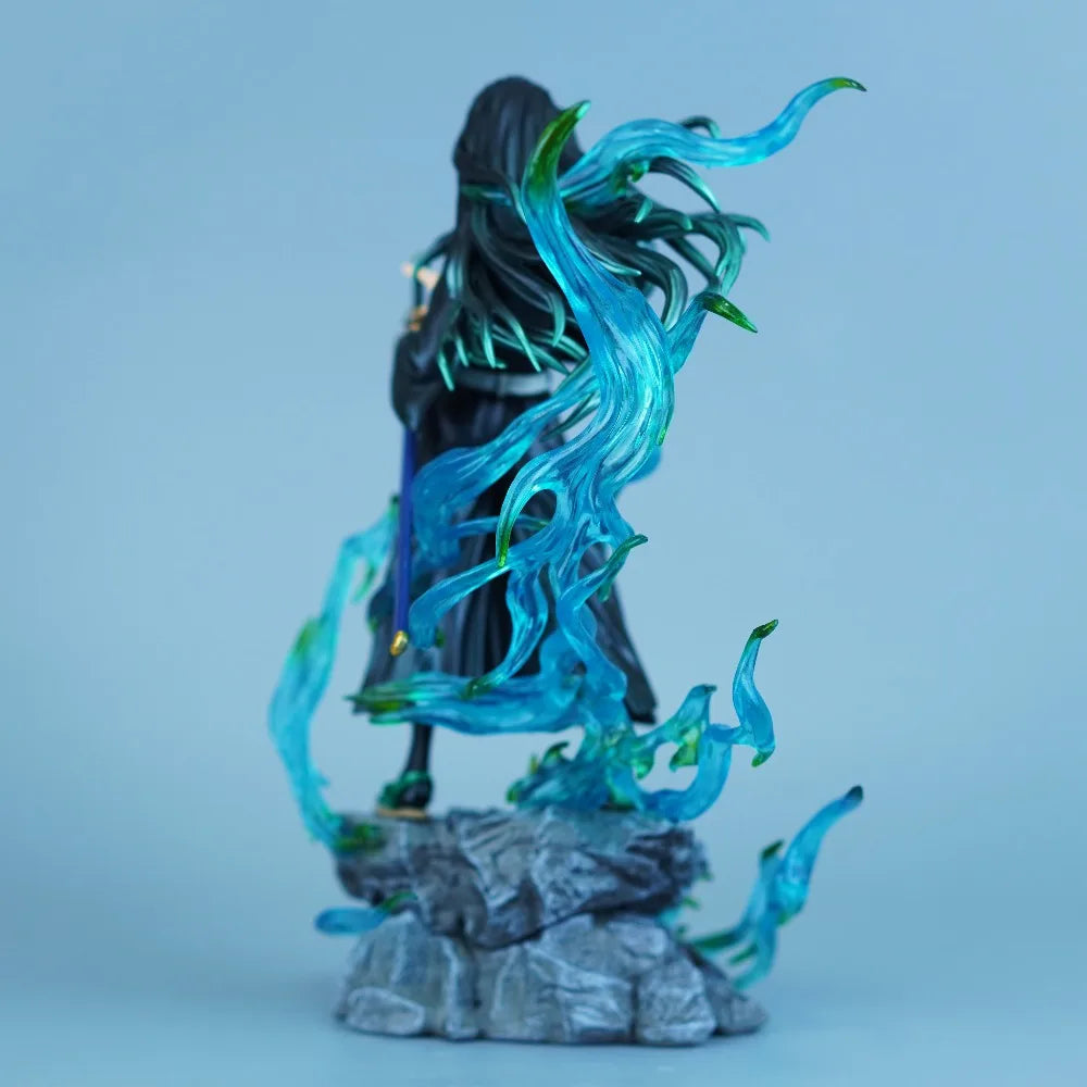 25cm Anime Demon Slayer Tokitou Muichirou PVC Action Figure Statue Desktop Ornament Collection Model Toy Gift