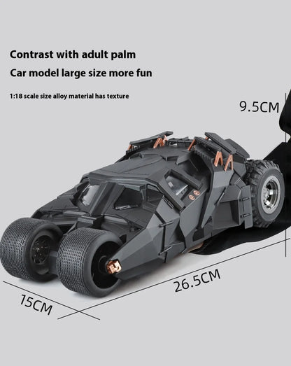1:18 Batmobile Tumbler Alloy Metal Car Diecast Toy Vehicle Car Model Sound & Light Slide Spray Truck Toys For Kids  Gift Birthda