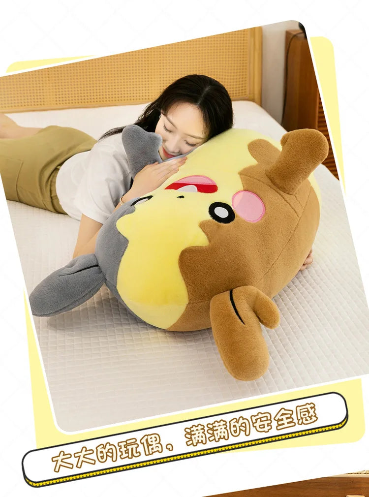 40CM Big Size Pokemon Plushies Lucario Peluche Cartoon Anime Kawaii Stuffed Comfortable Soft Doll Stuffed Ornament Gift