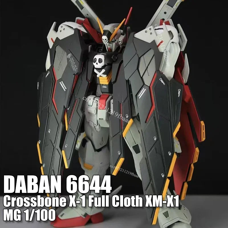 DABAN 6644 Crossbone X-1 Full Cloth XM-X1 MG 1/100 FA Skull Cloak Toy Assembly Model Kit Action Figure Plastic Robot Gifts