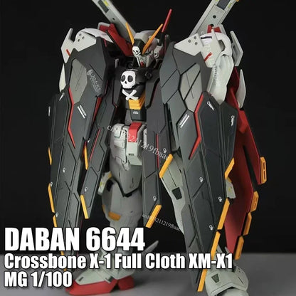 DABAN 6644 Crossbone X-1 Full Cloth XM-X1 MG 1/100 FA Skull Cloak Toy Assembly Model Kit Action Figure Plastic Robot Gifts