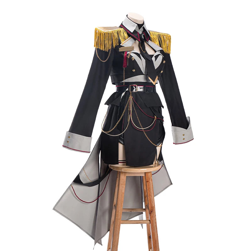 PRE SALE UWOWO Shenhe Cosplay Game Genshin Impact Fanart Shenhe Military Uniform Cosplay Costume With Coat Halloween Costume