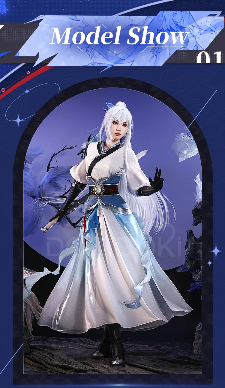 Jing Liu Doujin Cosplay Costume Game Honkai: Star Rail Cosplay DokiDoki-SR Jingliu Cosplay HSR Women Costume