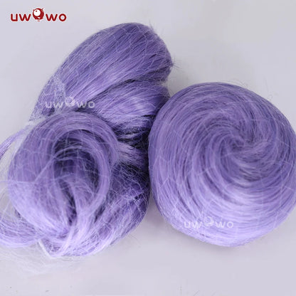 UWOWO Unicorn Wig Game Azurr Lanee Unicorn (Retrofit) Cosplay Wig Women Long Hair With Ponytail Purple Wig Hair