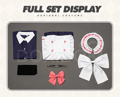 IN STOCK Ayase Momo Maid Cosplay Costume Anime Dandadan【XS-3XL】DokiDoki-N Women Maid Cute Dress DAN DA DA Momo Ayase Plus Size
