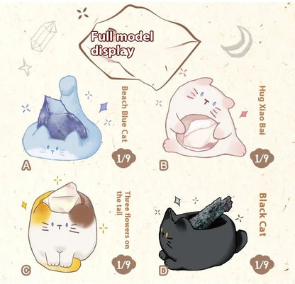 Creative Animal PAL Crystal Blind Box Cute Desktop Decoration Resin Craftwork Wholesale New Model Display Piece Toy & Hobbies