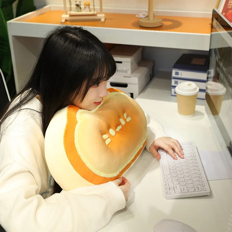 ZU 38cm Sweet Buns Donut Soft Toy Stuffed Cream Doughnut Plush Pillow Simulation Food Sofa Chair Cushion Kids Girl Gift