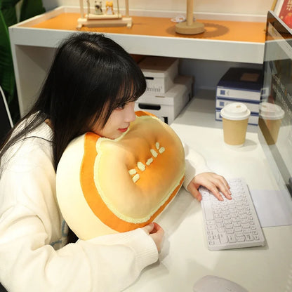 ZU 38cm Sweet Buns Donut Soft Toy Stuffed Cream Doughnut Plush Pillow Simulation Food Sofa Chair Cushion Kids Girl Gift