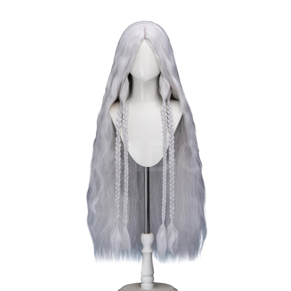 IN STOCK Reclusee Duchesss Revenantt Wig Game Cosplay Wig DokiDoki Women 60cm Long Curly Hair Reclusee Cosplay Free Wig Cap