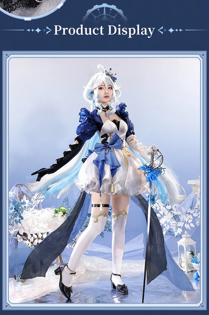 Furina Focalors Doujin Cosplay Costume Game Genshin Impact DokiDoki-SR Fontaine Furina Alice Women Cute Doujin Dress