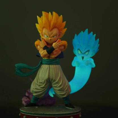24cm Anime Dragon Ball Gotenks PVC Action Figure Statue Desktop Ornament Model Toy Gift