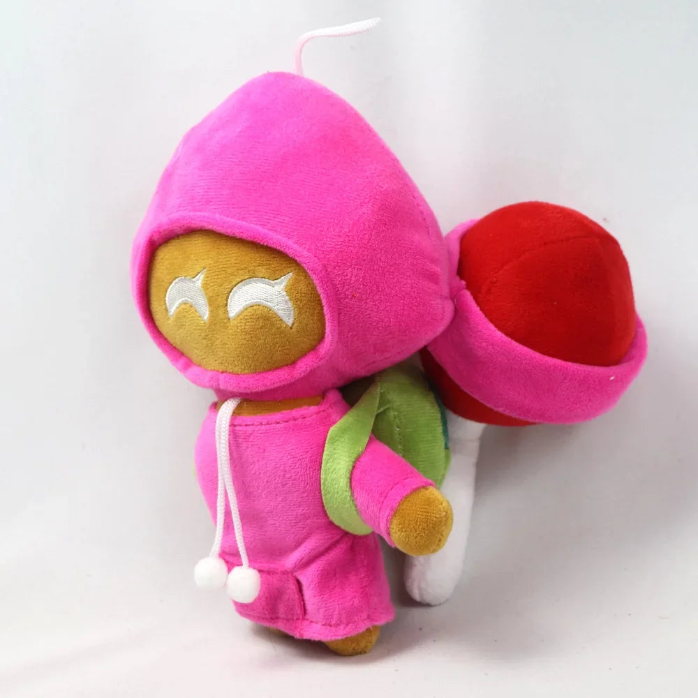 23cm Cookie Run Kingdom Plush Shadow Milk Cookie Run Kingdom Toy Shadow Milk Cookie Doll Plushie Merch Soft Toy Children Gift