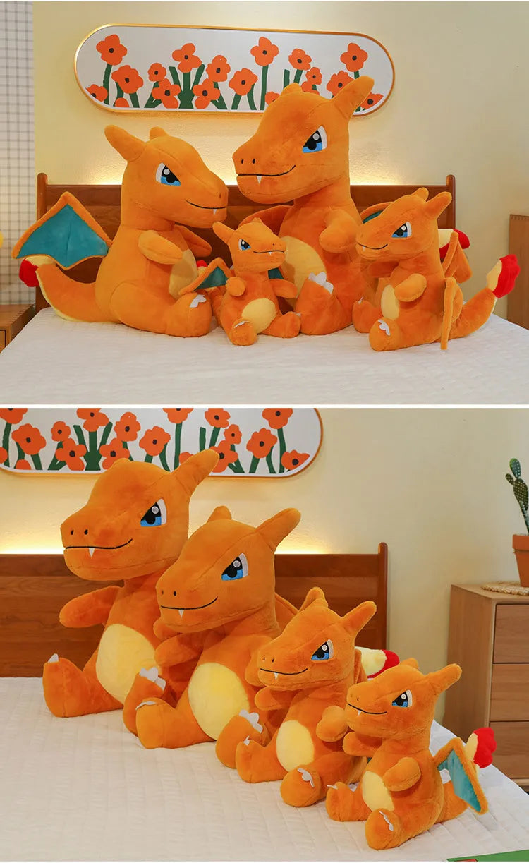35/45/65CM Pokémon Plush Toy Charizard Plushies Cartoon Anime Stuffed Kawaii Ornamen Comfortable Soft Doll Children Toy Gift