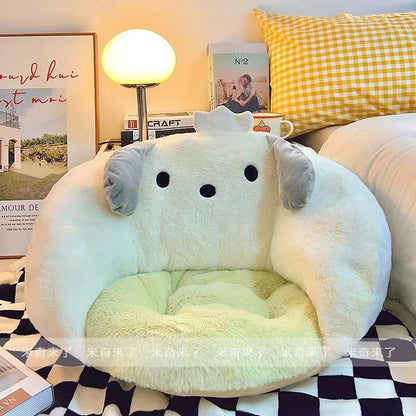 Comfortable Pochacco Sitting Cushion My Melody Kuromi Cartoon Seat Cushion Chair Japanese Style Back Cushion Sofa Bed