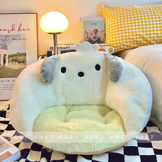 Comfortable Pochacco Sitting Cushion My Melody Kuromi Cartoon Seat Cushion Chair Japanese Style Back Cushion Sofa Bed