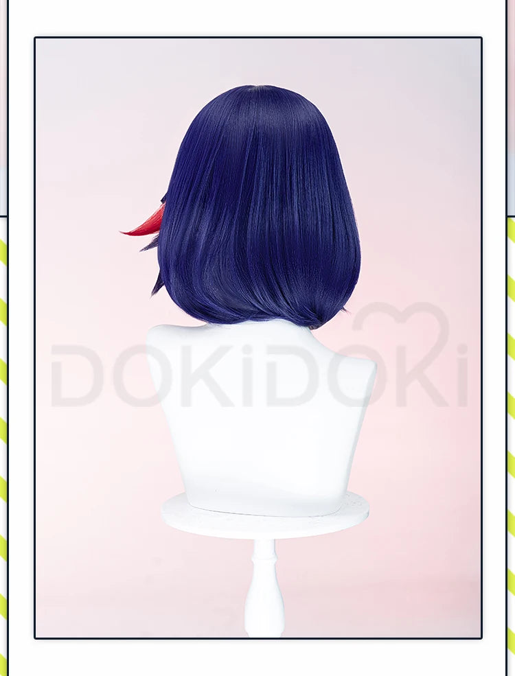 IN STOCK Matoi Ryuko Wig Anime KILL la KILL Cosplay Wig DokiDoki Women Navy Blue 35cm Short Hair Ryuuko Matoi Cosplay Free Cap