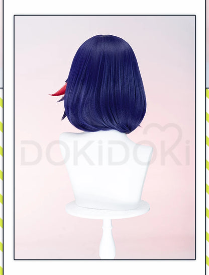 IN STOCK Matoi Ryuko Wig Anime KILL la KILL Cosplay Wig DokiDoki Women Navy Blue 35cm Short Hair Ryuuko Matoi Cosplay Free Cap