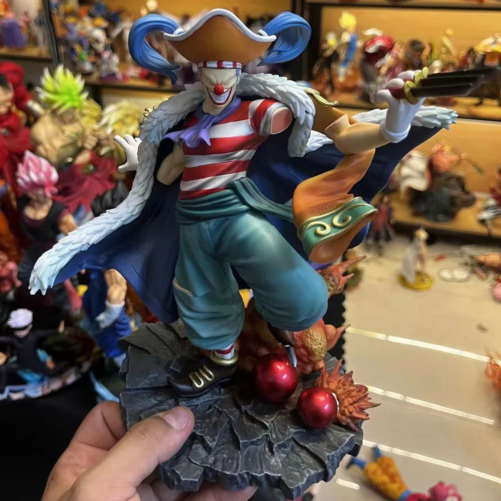 Presale One Piece Buggy Figure 28cm Four Emperors The Clown Buggy PVC Anime Action Figure Toy Collection Model Statue Gift