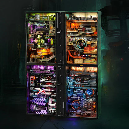 Robotime Rokr 3D Puzzle  Alchemy City Marble Run 247pcs Brain Teaser STEM Kit Mechanical DIY Hobbies for Men Women Boys Girls