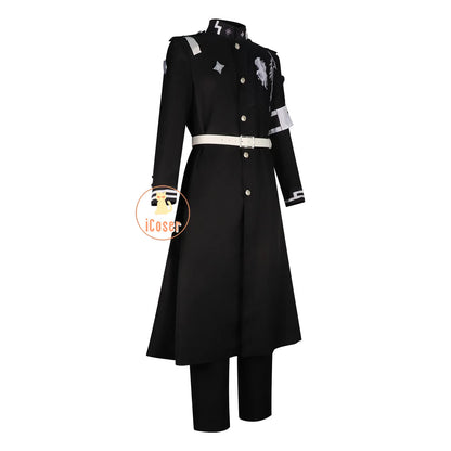 The Hundred Line Yugamu Omokage Cosplay Costume Wig Battle Uniform Last Defense Academy Halloween Party for Women Men Cos Outfit