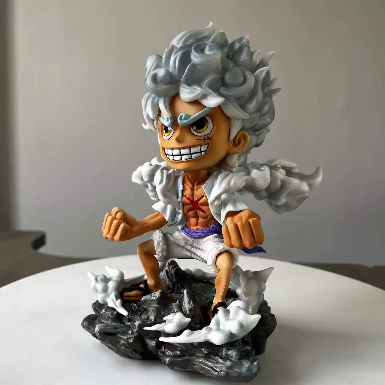 22cm One Piece Luffy Anime Figure Sun God Nika Gear 5 Luffy Figurine Pvc Action Model Statue Collectible Desk Decor Toy Gifts