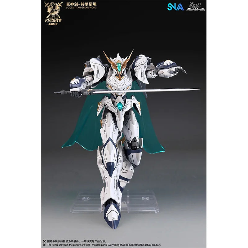Original SNAA SC-002-Titan Greatsword 1/144 The Round Table Knights Assembly Model Kit Action Figure Plastic Model Toy Robot