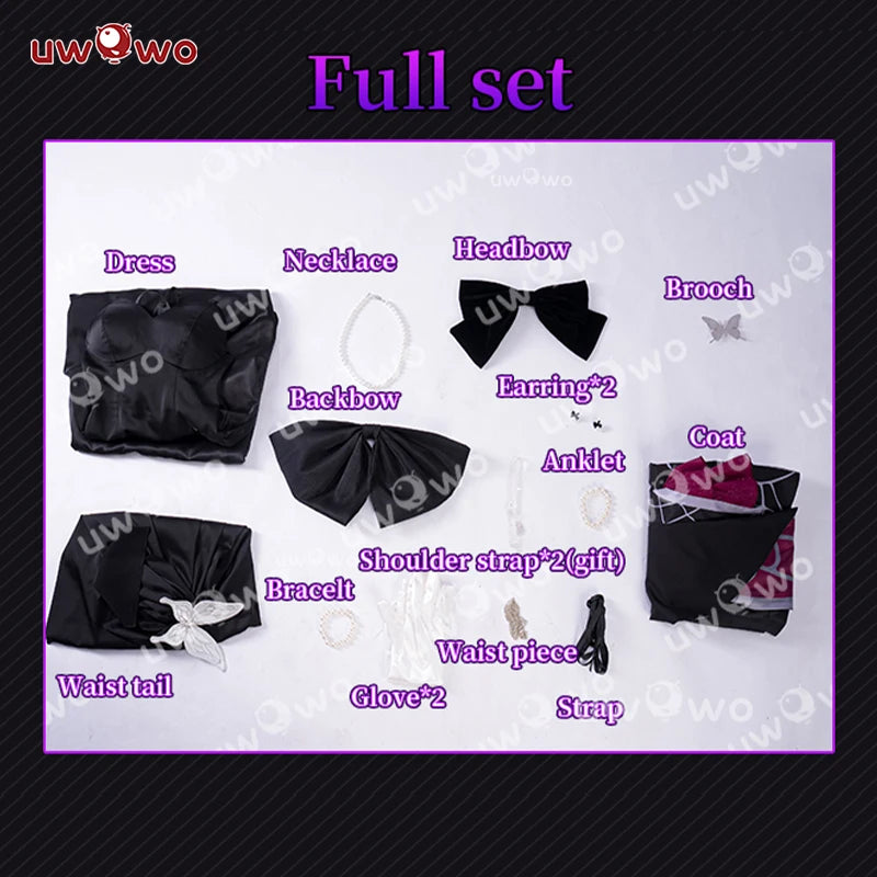 IN STOCK UWOWO Kafka Cosplay Game Honkai Star Rail Fanart Kafka Gown Cosplay Costume Halloween Costume